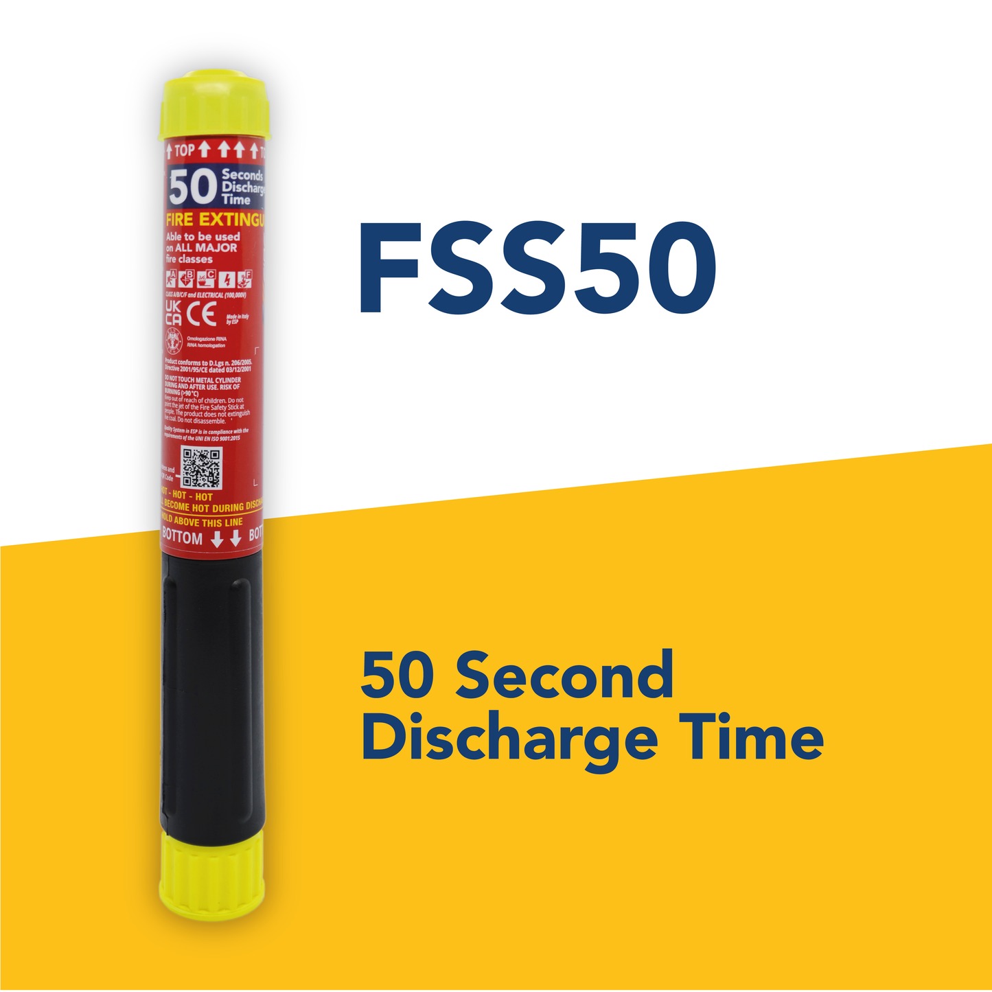 FSS50 - 50 Second Fire Safety Stick