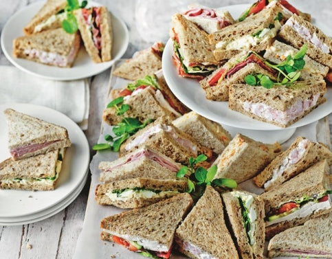 Fish selection sandwich platter